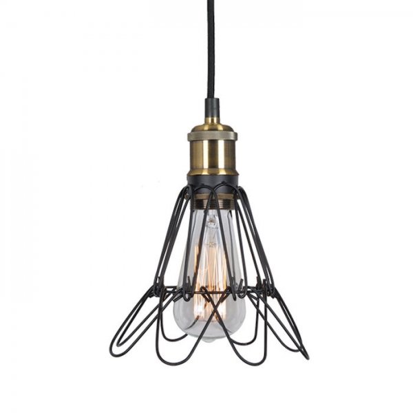 Подвесной светильник Cage Filament Pendant  в Новосибирске | Loft Concept 