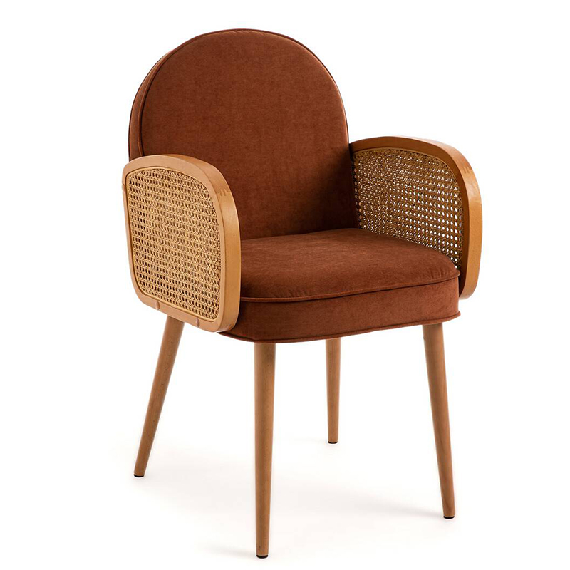 Стул Morten Wicker Terracotta Chair Терракотовый в Новосибирске | Loft Concept 