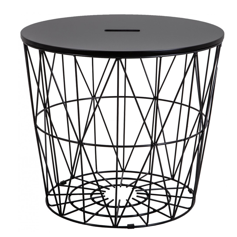 Приставной стол Cambria Side Table black Черный в Новосибирске | Loft Concept 