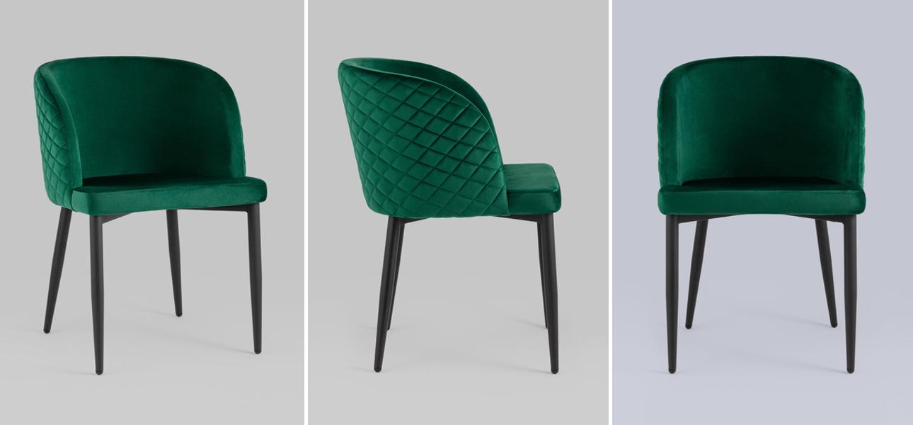 Стул Oscar Chair Изумрудный Зеленый Цвет - фото