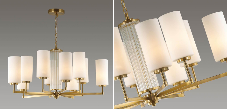 Люстра Pillars на 10 ламп - Loft-Concept в Новосибирске