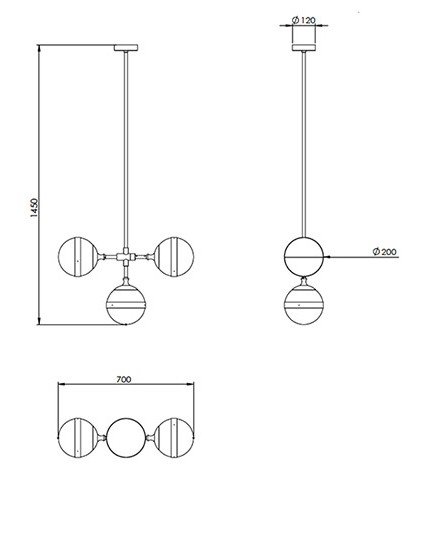 Люстра Peggy Futura lamp III Hangar Design в Новосибирске