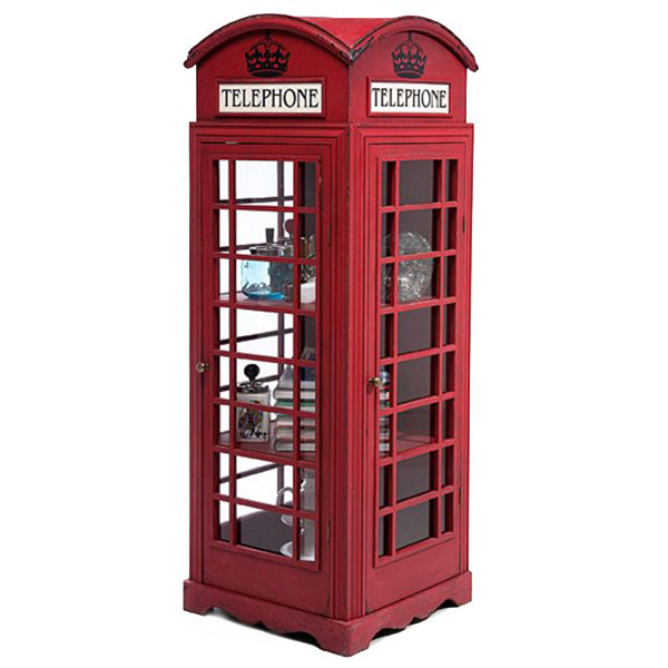 Витрина "Телефонная будка" London telephone box Красный (Red) в Новосибирске | Loft Concept 