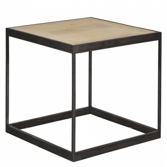 Приставной столик Industrial Oak Side Table  в Новосибирске | Loft Concept 