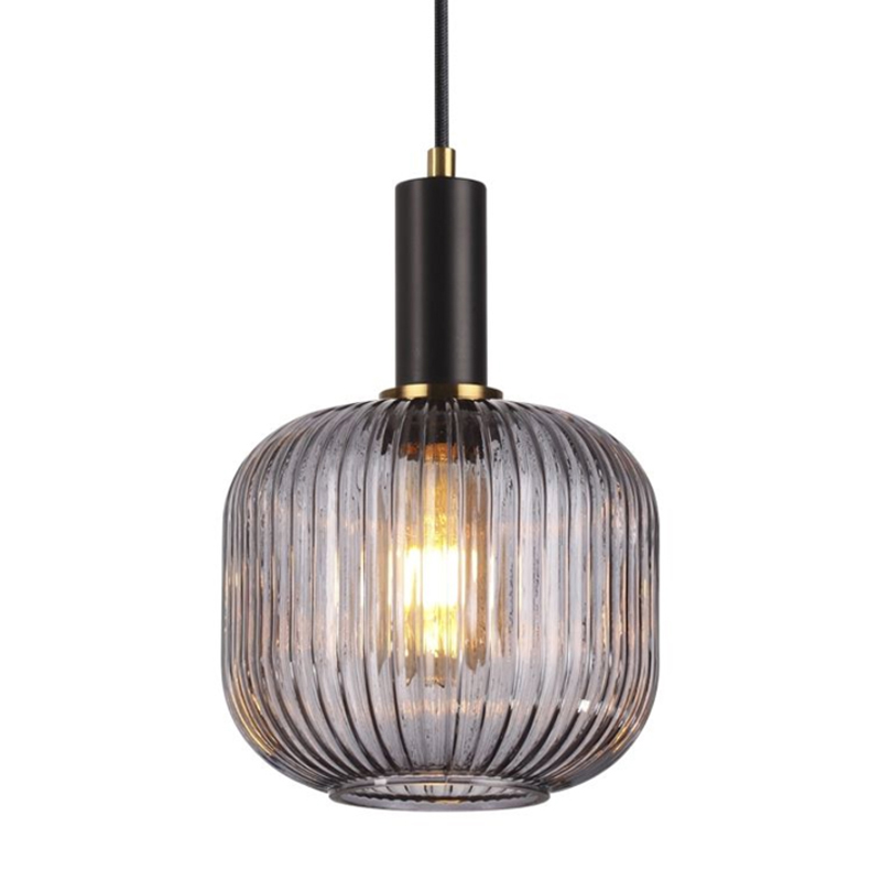 Подвесной светильник Ferm Living chinese lantern Gray Серый (Gray) Черный в Новосибирске | Loft Concept 