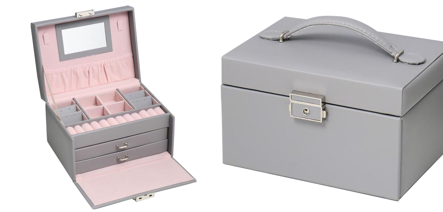 Шкатулка Graham Jewerly Organizer Box gray - фото