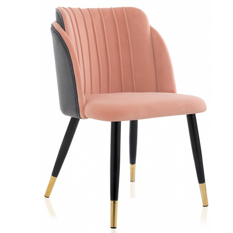 Стул Alester Chair pink Розовый (Rose) Серый (Gray) в Новосибирске | Loft Concept 