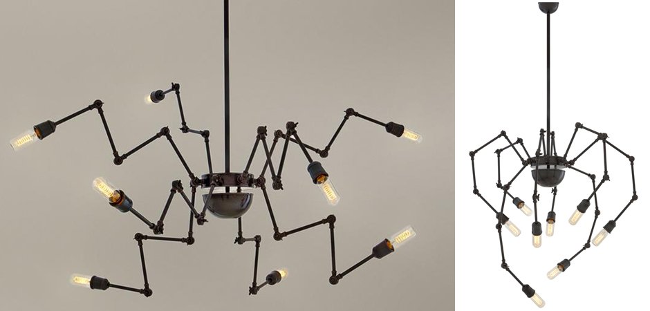 Люстра Eichholtz Ceiling Lamp Spider - Loft-Concept в Новосибирске