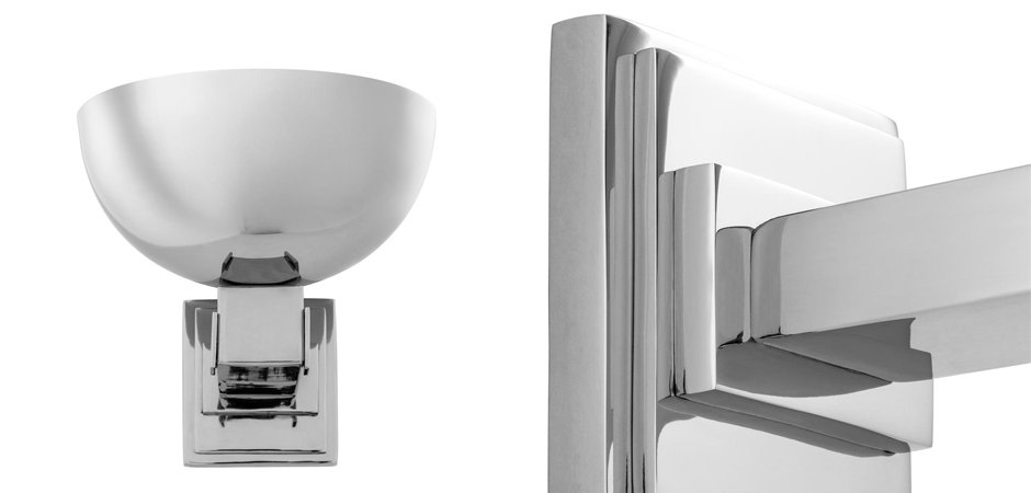 Бра Eichholtz Wall Lamp Haussman Nickel - Loft-Concept в Новосибирске