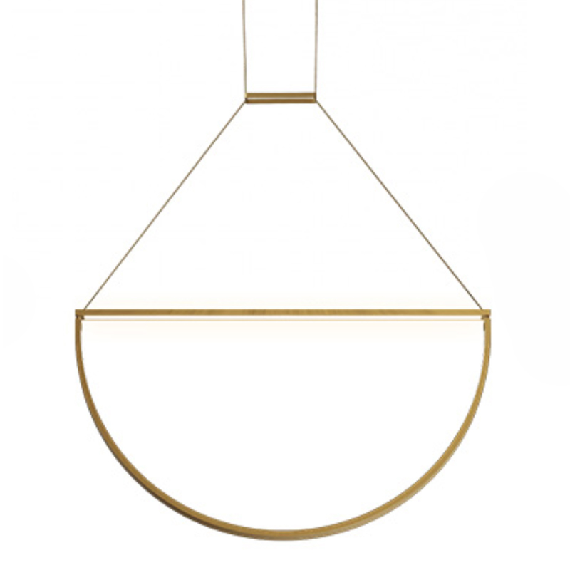 Подвесной светильник Solana Hanging lamp Золотой в Новосибирске | Loft Concept 