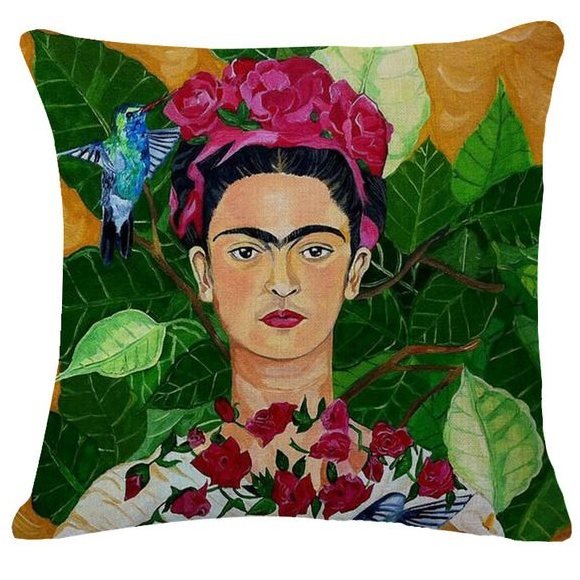 Декоративная подушка Frida Kahlo 4  в Новосибирске | Loft Concept 