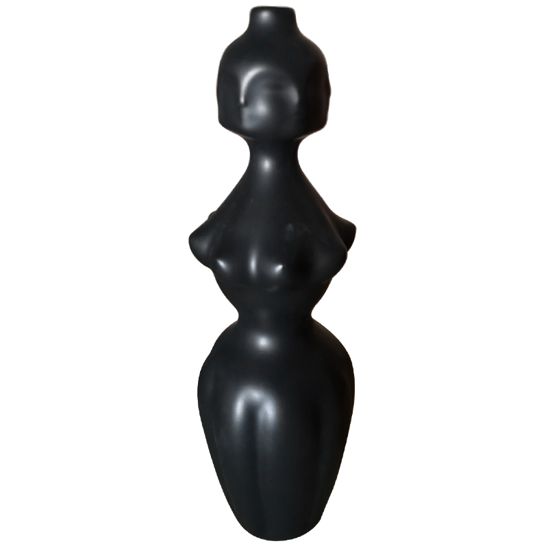 Декоративная ваза OLYMPIA VASE Black Vase Черный в Новосибирске | Loft Concept 