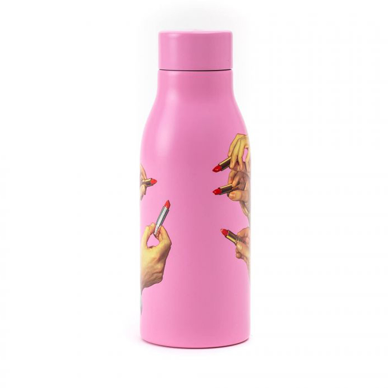 Бутылка Seletti Thermal Bottle Lipstick Pink Розовый в Новосибирске | Loft Concept 