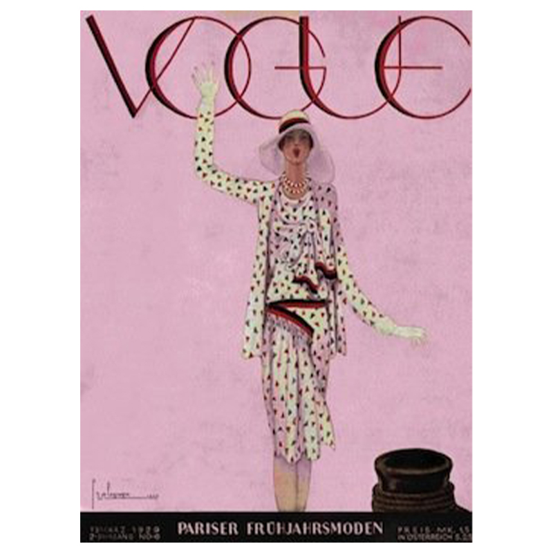 Постер Vogue Cover 1929 March  в Новосибирске | Loft Concept 