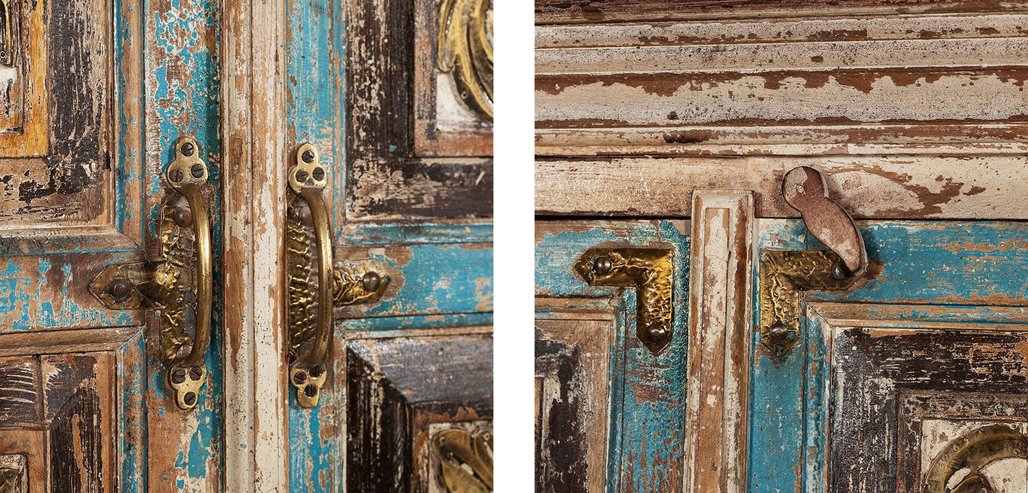 Шкаф Indian Antique Mango Tree Cupboard - фото №3