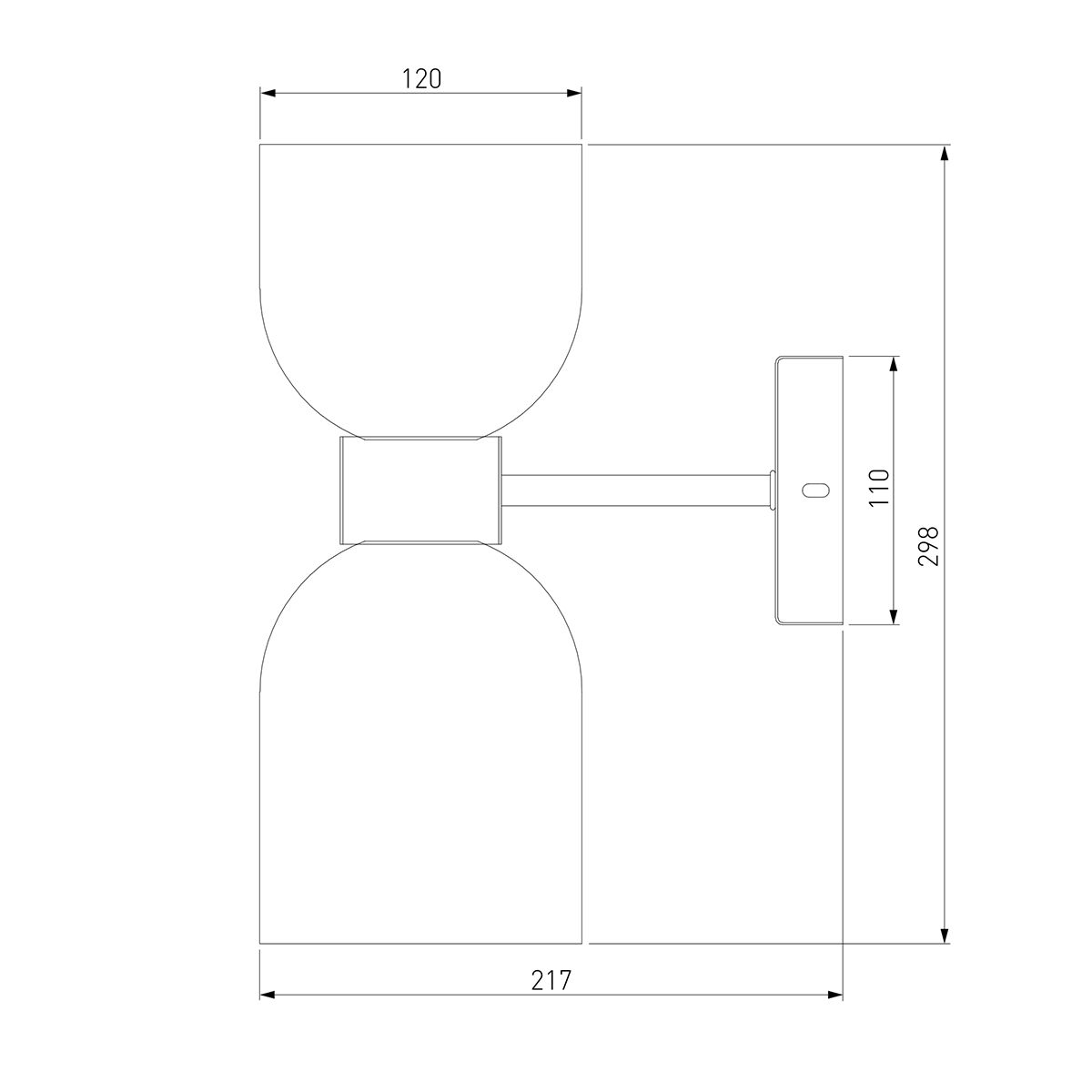 Бра Light maker studio Sconce white and smok brass в Новосибирске