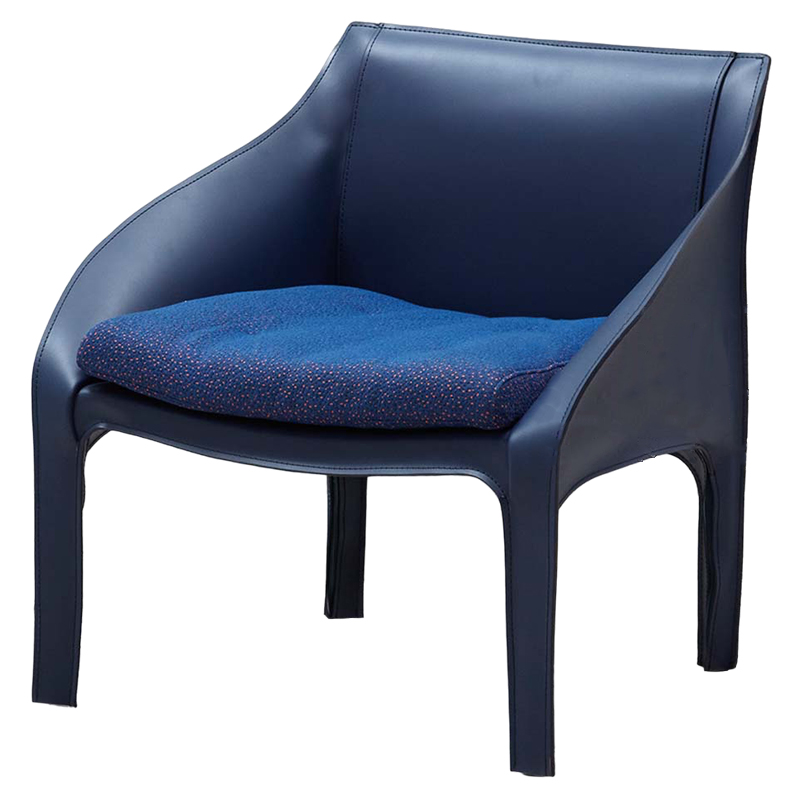 Дизайнерское Кресло Aileen Armchair Blue Синий в Новосибирске | Loft Concept 