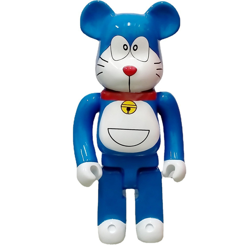 Статуэтка Bearbrick Doraemon Happy Синий Белый Красный в Новосибирске | Loft Concept 