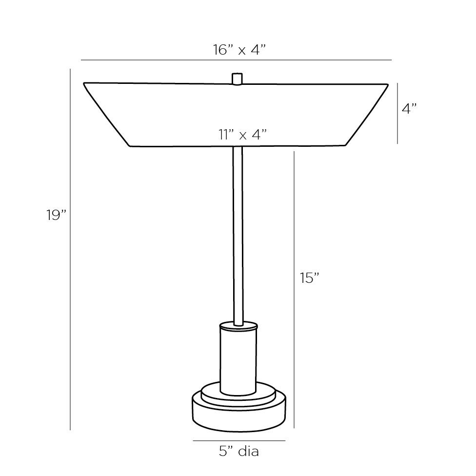 Дизайнерская настольная лампа LANSING LAMP в Новосибирске