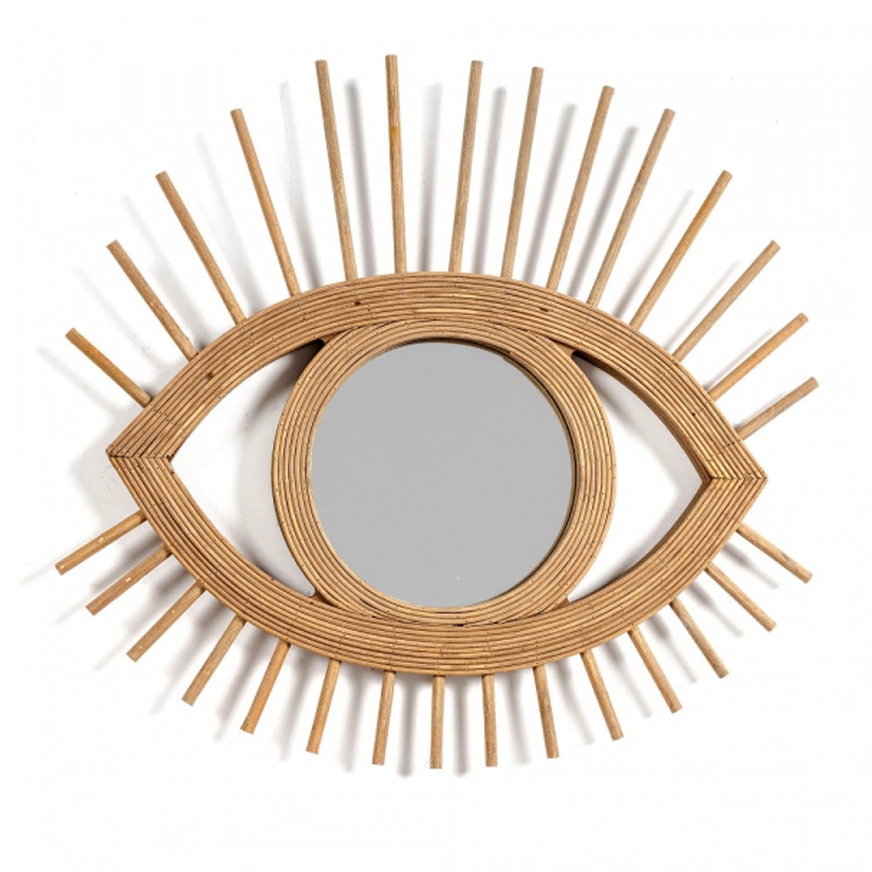 Зеркало Mirror Wooden Eye Коричневый в Новосибирске | Loft Concept 