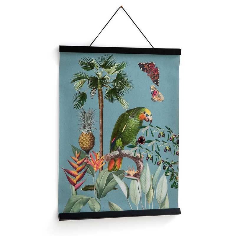 Постер Poster of Plants & Birds попугай Мульти в Новосибирске | Loft Concept 