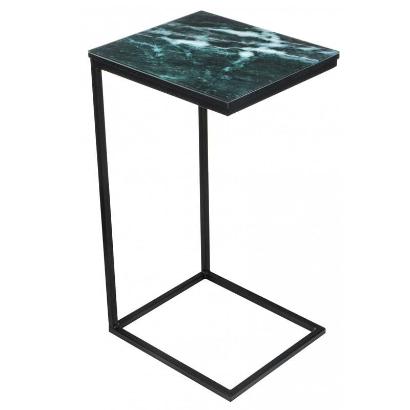 Приставной стол Zermatt Side Table malachite Малахит в Новосибирске | Loft Concept 