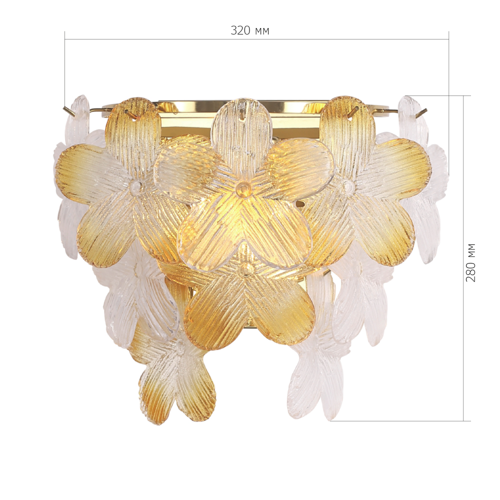 Бра с цветочными мотивами Light Floral Glow в Новосибирске