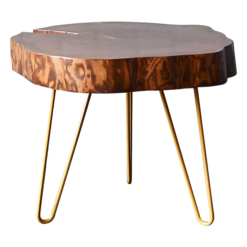 Кофейный стол Dylon Industrial Metal Rust Coffee Table Коричневый Желтый в Новосибирске | Loft Concept 