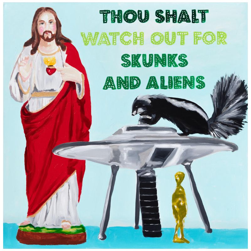 Картина Thou Shalt Watch Out for Skunks and Aliens Мульти в Новосибирске | Loft Concept 