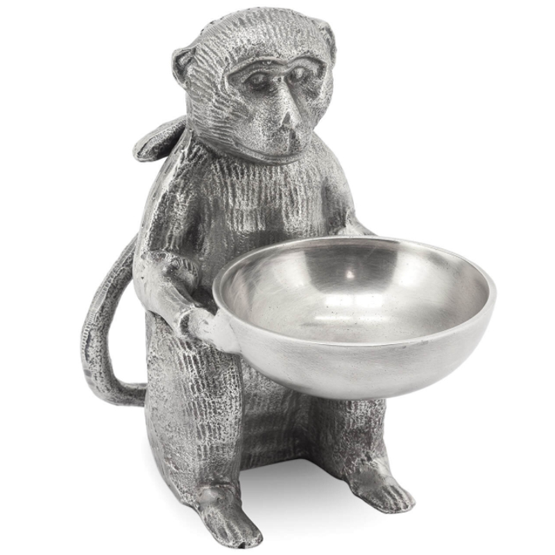 Подсвечник CANDLEHOLDER MONKEY ALLU Silver Серебряный в Новосибирске | Loft Concept 