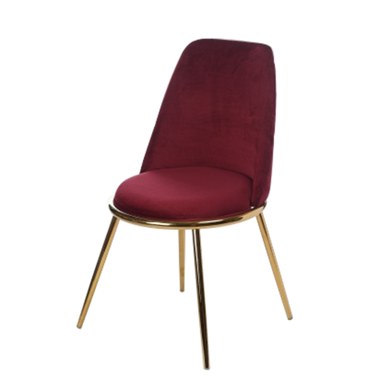 Стул Chairs Velvet Crimson Малиновый (Crimson) Золотой в Новосибирске | Loft Concept 