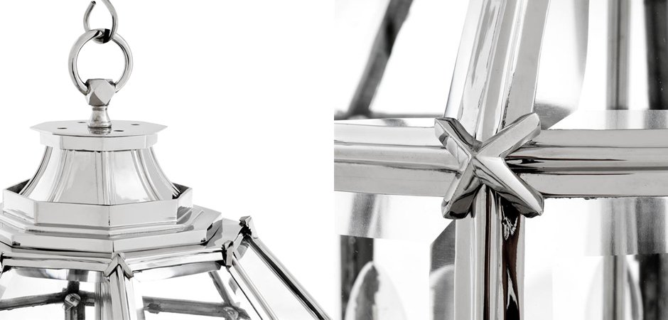 Люстра Lantern Owen Nickel M - Loft-Concept в Новосибирске