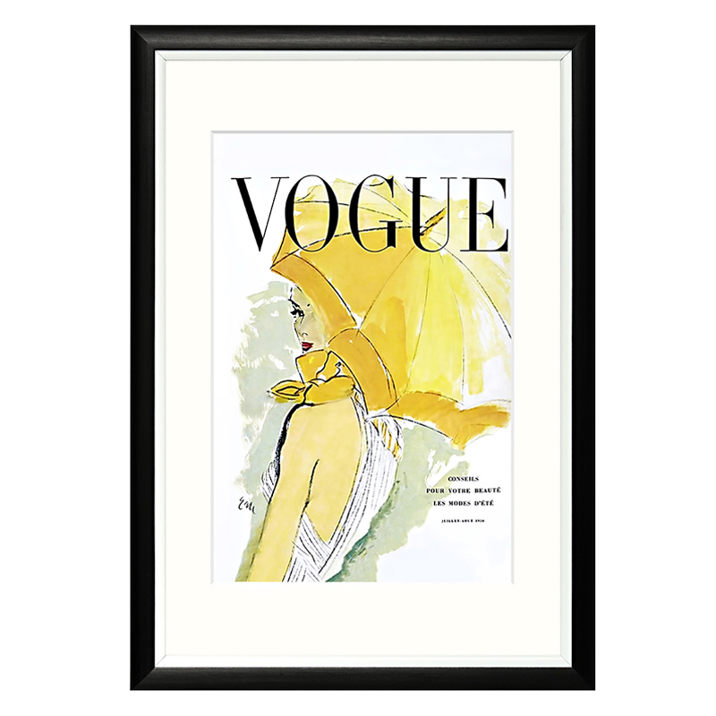 Постер Vogue July-August 1950 Мульти в Новосибирске | Loft Concept 