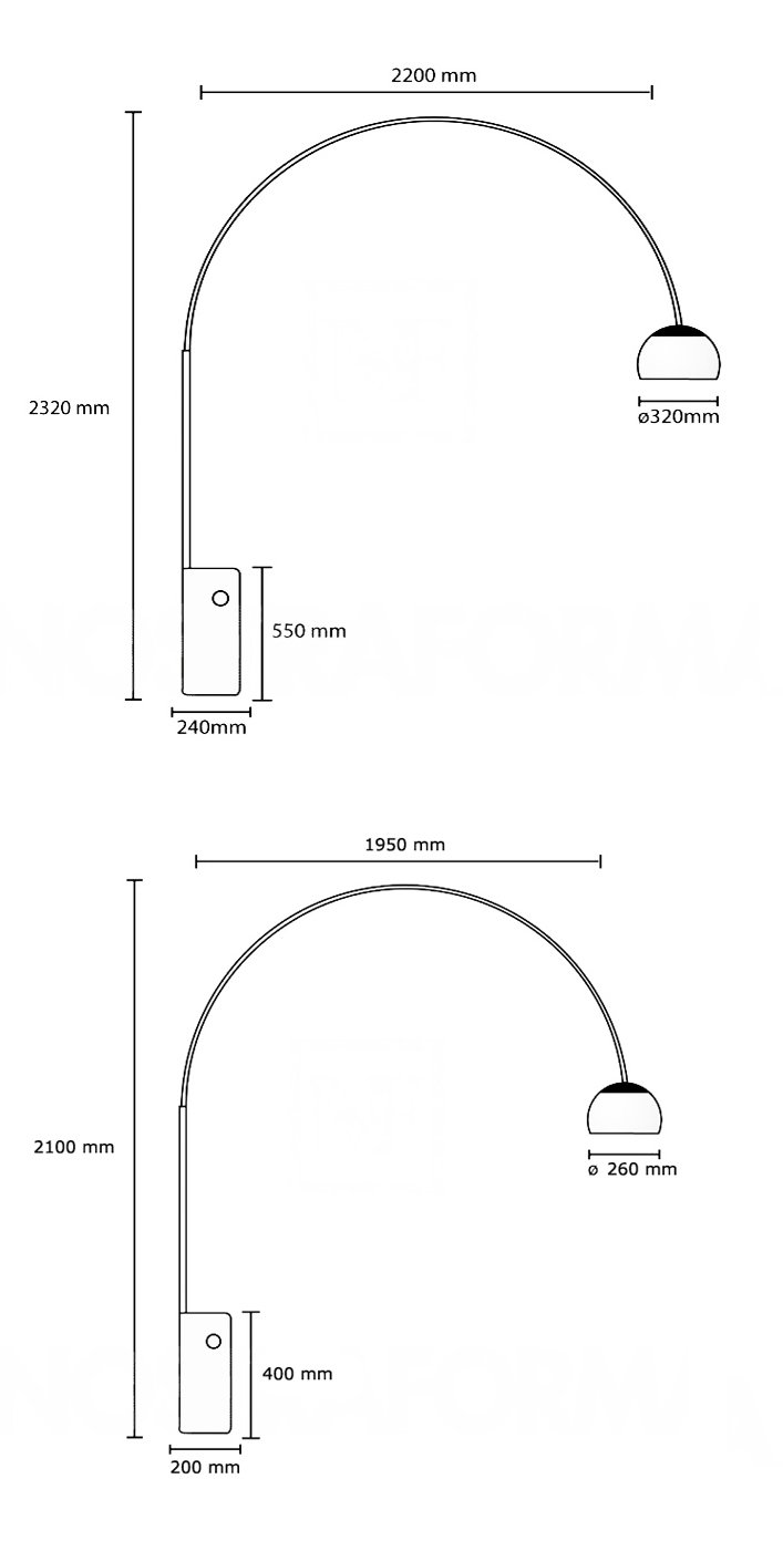 Торшер Flos Arco в Новосибирске