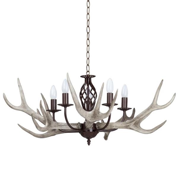 Люстра Horned Forrest Chandelier Коричневый в Новосибирске | Loft Concept 