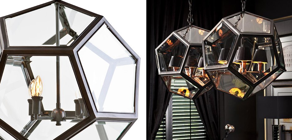 Люстра Eichholtz Lantern Yorkshire Bronze L - Loft-Concept в Новосибирске