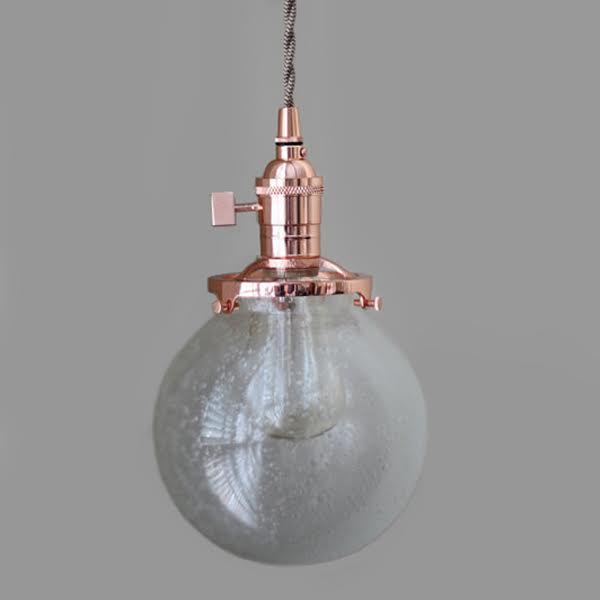 Подвесной светильник Bubble Sphere Glass Copper Медь в Новосибирске | Loft Concept 