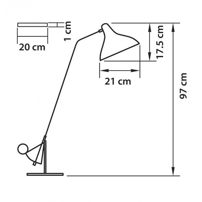 Настольная лампа Lampara Table Lamp в Новосибирске