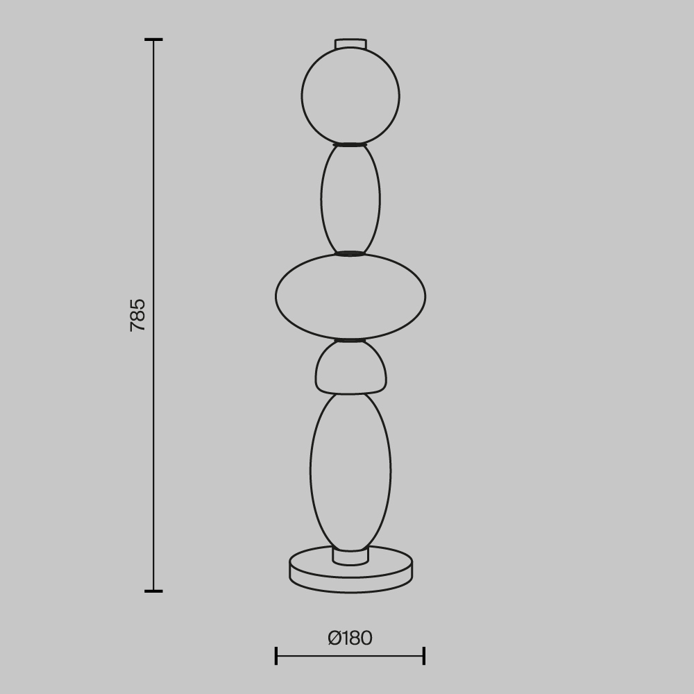 Настольный светильник Adore 3000К 23Вт в Новосибирске