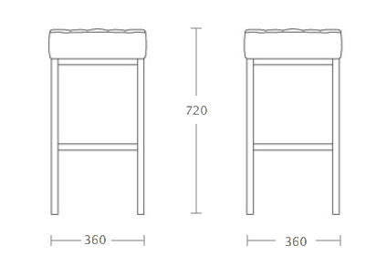 Барный стул  Florence Knoll Bar Stool в Новосибирске