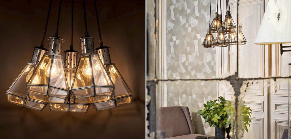 Подвесной светильник Eichholtz Hanging Lamp Polygon - Loft-Concept в Новосибирске