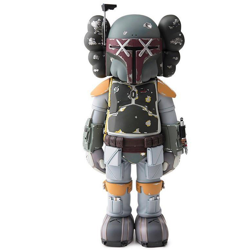 Статуэтка KAWS Star Wars Boba Fett Ver Серый Красный Оранжевый Светло-серый в Новосибирске | Loft Concept 