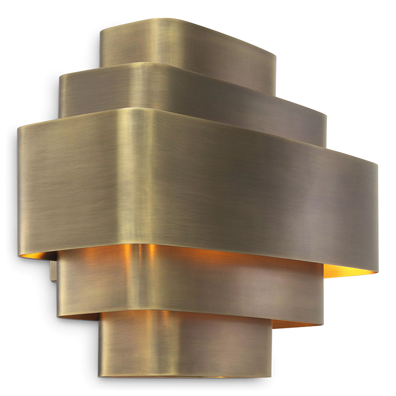 Бра Eichholtz Wall Lamp Pegaso Brass Винтажная латунь в Новосибирске | Loft Concept 