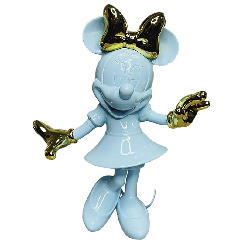 Статуэтка Минни Маус голубого цвета Minnie Mouse Blue Figurine  Голубой в Новосибирске | Loft Concept 