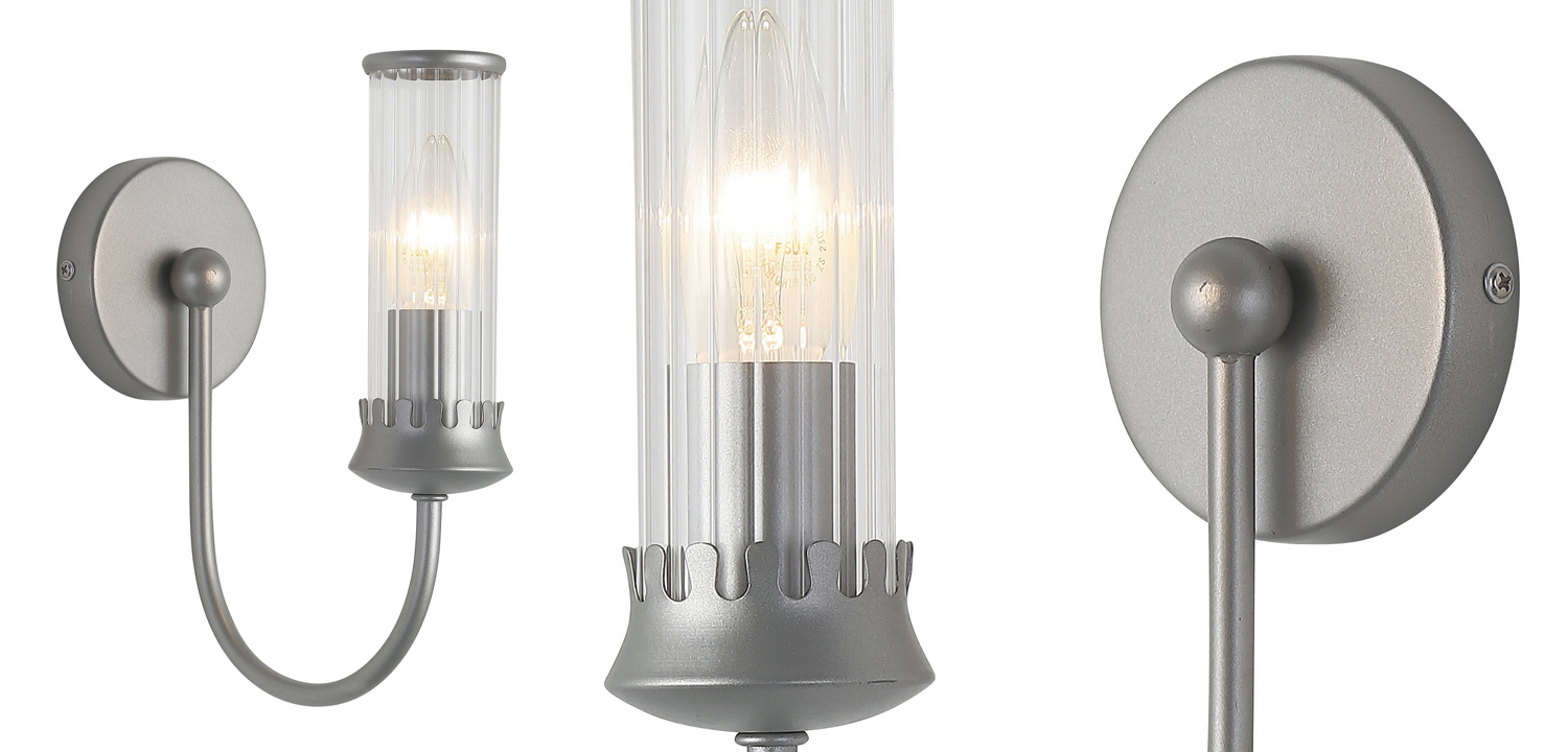 Бра Morgane Sconce silver - фото