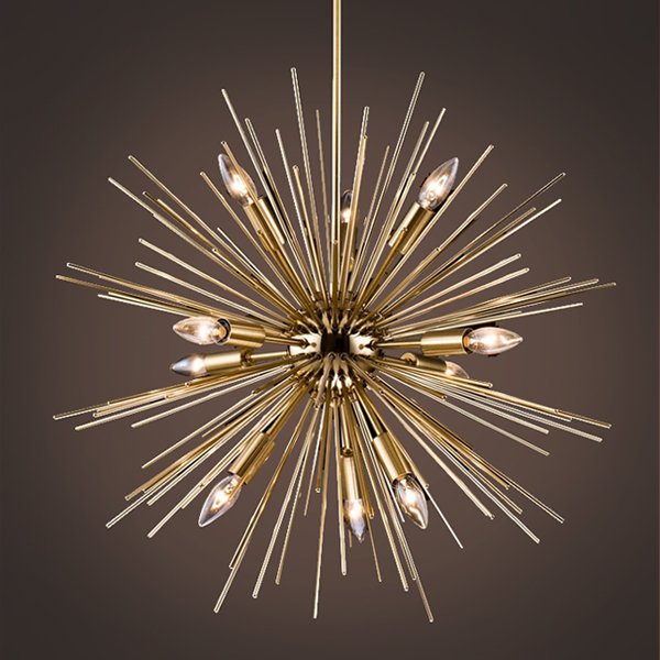 Люстра Astra Chandelier Sputnik Gold 60 Золотой в Новосибирске | Loft Concept 