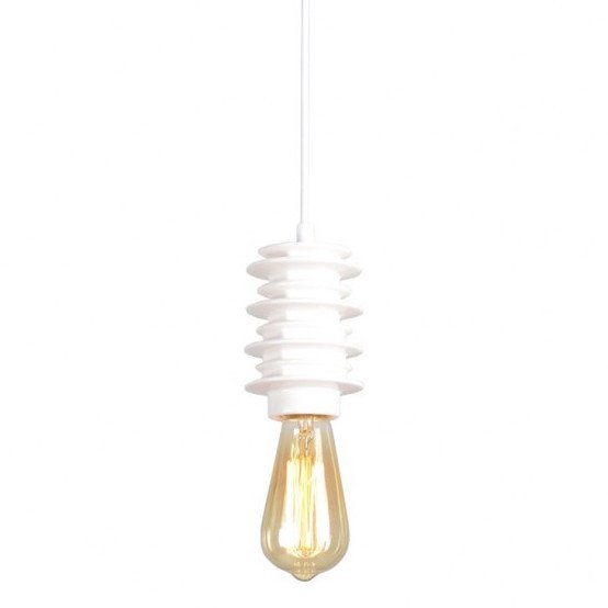 Подвесной светильник Insulator Pendant White Белый в Новосибирске | Loft Concept 