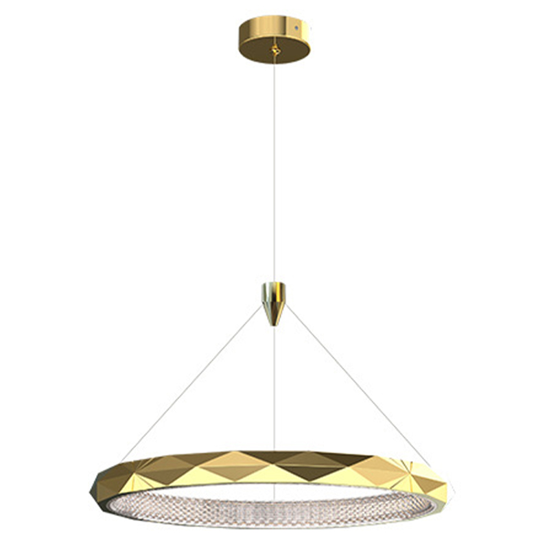 Люстра Horizontal Ring Gold Chandelier Золотой в Новосибирске | Loft Concept 