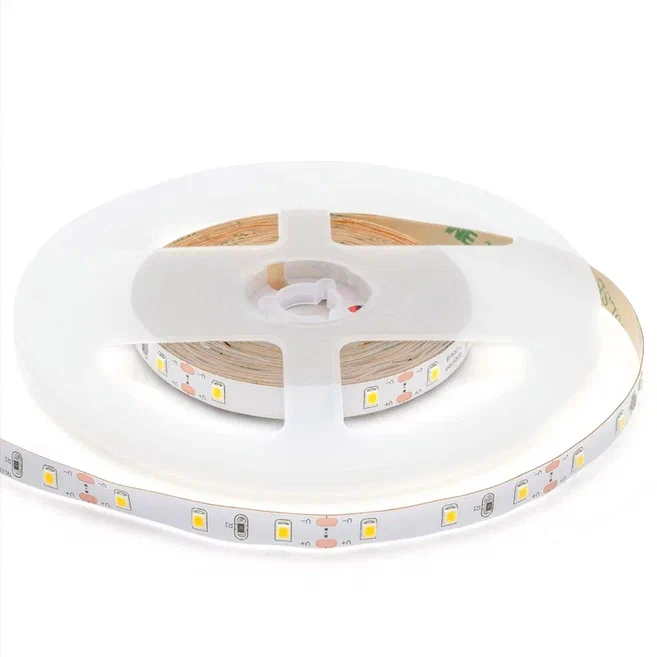 Комплект светодиодная лента 4,8W/m 60LED/m 3528SMD теплый белый с адаптером Белый в Новосибирске | Loft Concept 