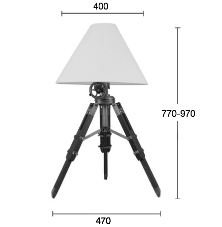 Настольная лампа Table Standing Lamp Black в Новосибирске